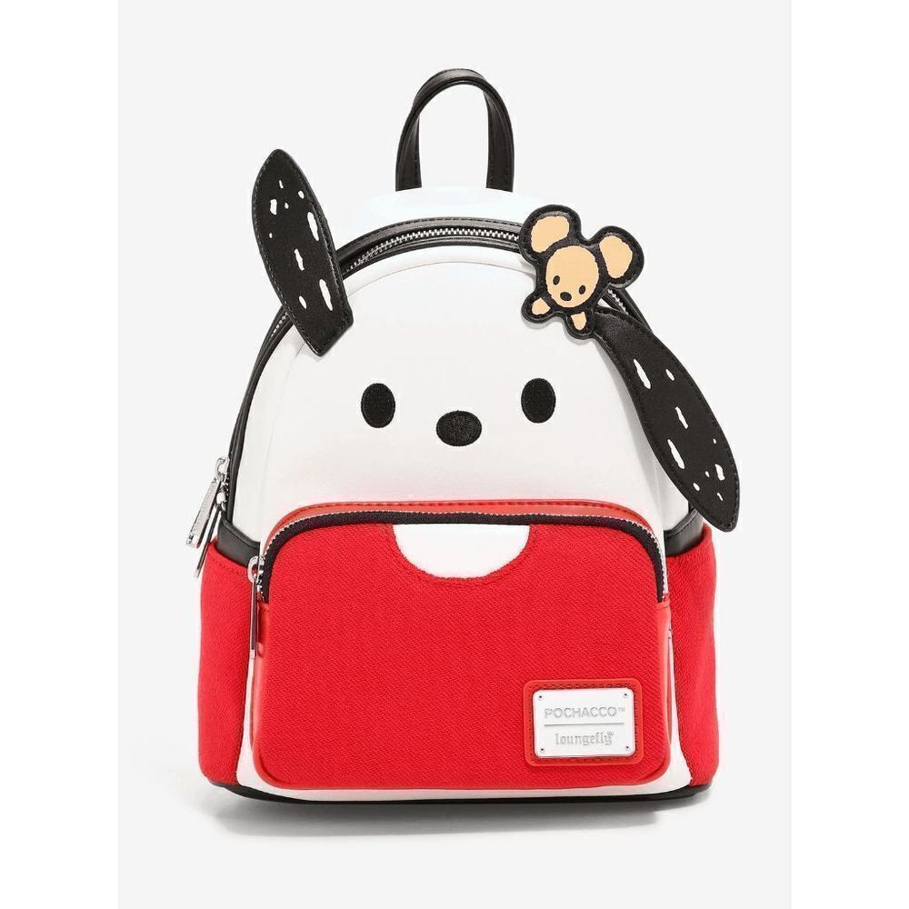 Loungefly Sanrio Pochacco Red T-Shirt Figural Mini Backpack